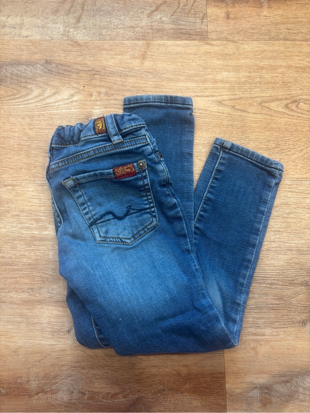 7 For All Mankind Kids Medium Blue Denim Jeans